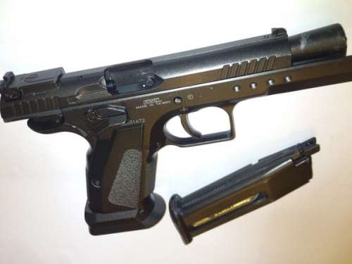KWC SNIPER TANFOGLIO | CZ 75 SHADOW FULL METAL CO2 GAS GUN | 4.5mm BB