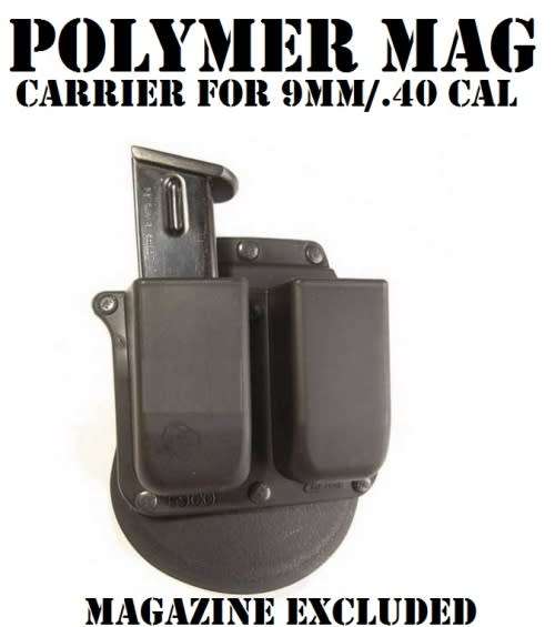 DOUBLE MAGAZINE POUCH GLOCK .40 /9MM H&K 40 / 9MM (DOUBLE STACK MAGAZINE)