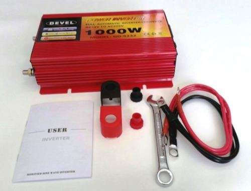BRAND NEW 1000W MODIFIED SINE WAVE INVERTER | 12V DC TO  220V AC  INVERTER | WITH USB PORT