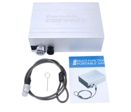 Portable Multi-fuctional Car Safe Storage Steel Plate | Combination Lock