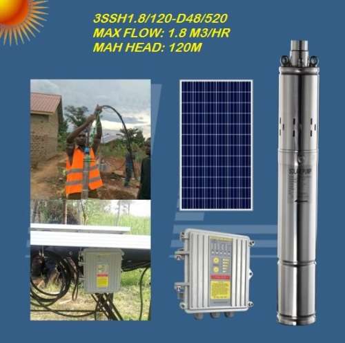 Sky king Solar Borehole Pump 520W  , 48V | 120m Max Head