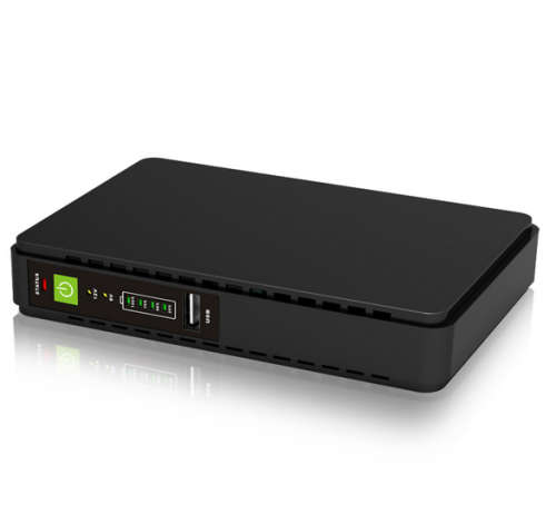 Ratel 412 Micro DC UPS- Powers Fibre CPE & Modem and USB output !