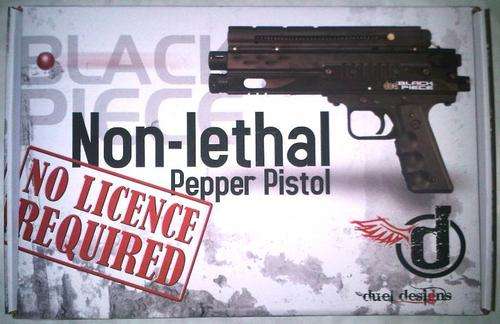 **Duel Black Piece  Pepper Gun/Rubber Balls/Paintball KIT**