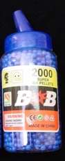 BB BULLETS- 6mm (2000 Bullets)