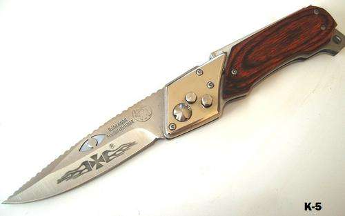 K 5 STAINLESS STEEL FLICK OPEN KNIFE