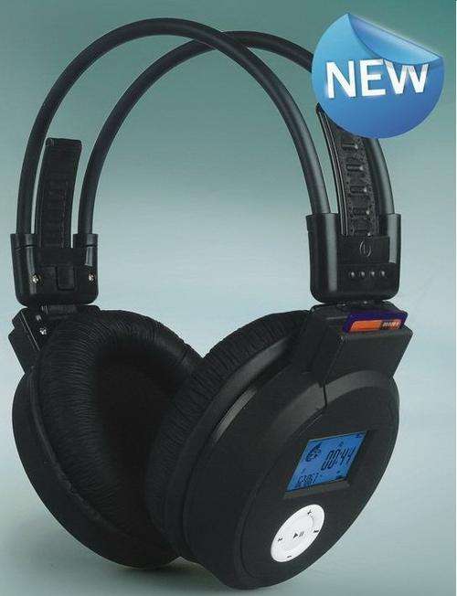 MP3 HEADPHONES WITH SD CARD SLOT !