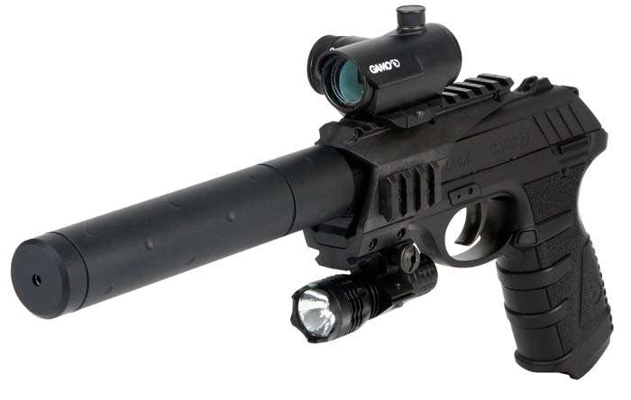 Gamo P-25 Blowback Tactical Kit CO2 Powered Air Pistol * BRAND NEW !