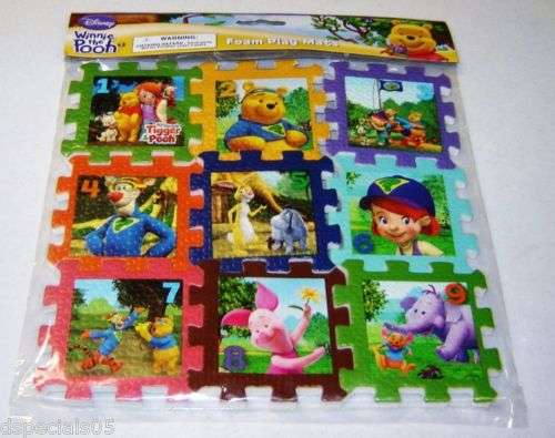 GENUINE ORIGINAL DISNEY WINNIE THE POOH PUZZLE SOFT PLAY MAT