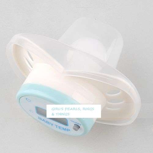 PACIFIER/DUMMY THERMOMETER - HELPS  TAKE BABY'S TEMPERATURE WITHOUT CAUSING TRAUMA