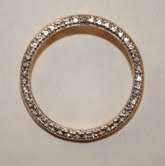 GENUINE DIAMOND CIRCLE OF LOVE PENDANT SET IN 18K GOLD VERMEIL