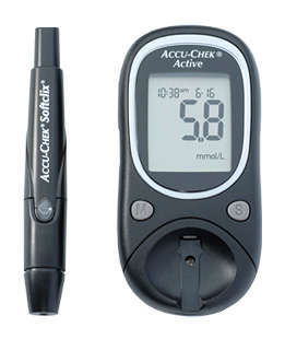 "BRAND NEW " ROCHE ACCU-CHEK ACTIVE BLOOD GLUCOSE MONITORING SYSTEM