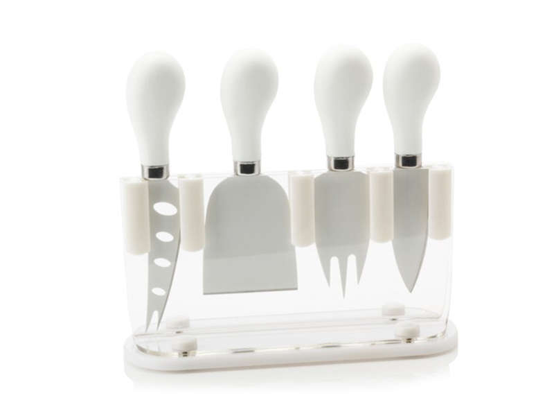 MAXWELL & WILLIAMS CHEESE SLICE & DICE BLOCK WHITE GIFT BOX SET