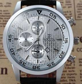 FOR THE EXECUTIVE MAN VALIA 8257-2 ANALOG QUARTZ WRISTWATCH WITH WHITE DIAL