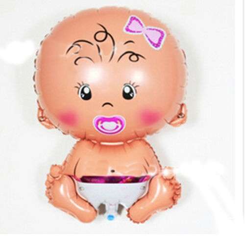 HUGE 74 CM!!! BABY GIRL SHOWER/CHRISTENING FOIL BALLOON DECORATION, REUSABLE PARTY ACCESSORY