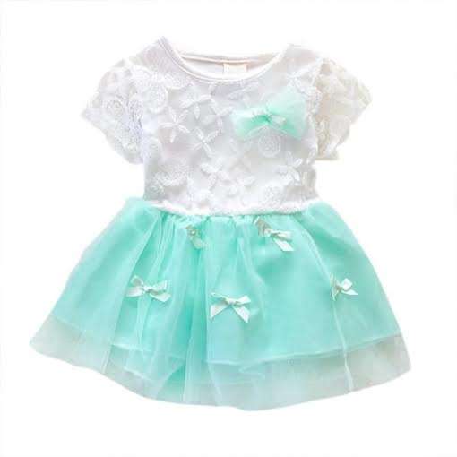 MAGICAL MINT GREEN PARTY DRESS  - CUTER THAN CUTE  - PRETTY DETAIL -AGES 1 - 2/ 2 - 3 OR 3 - 4 YEARS