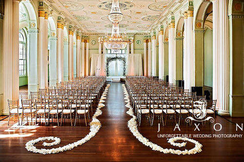 1000 WHITE SILK  ROSE PETALS - STEP BY STEP DIY INSTRUCTIONS FOR THE CEREMONY  PROJECT PICTURED