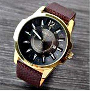 EXECUTIVE BLACK CURREN MENS QUARTZ ANALOG WATCH WITH DATE VERY STYLISH ACCENTUATING TRUE CLASS