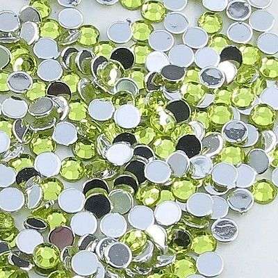 BEAUTIFUL BLING!!  50 X RHINESTONE FLATBACKS - 20 COLOURS AVAILABLE - FOR NAIL ART