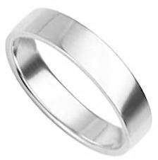 MEN'S WEDDING RING / BAND CRAFTED IN GENUINE SOLID 925 STERLING SILVER (RE-SIZEABLE) 14 / Z+2