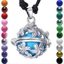 MEXICAN BOLA 925 STERLING SILVER PREGNANCY ANGEL CALLER PENDANT - JUST ADD CHIME BALL FROM OUR RANGE