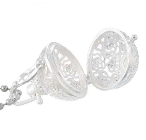 MEXICAN BOLA PENDANT - PREGNANCY HARMONY ROSE  CHIME BALL -  ANGEL CALL BALL CHIME