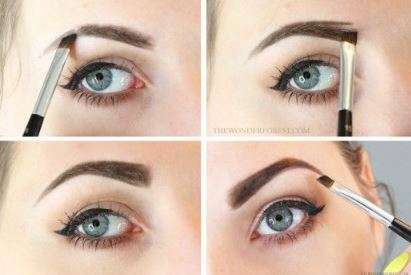 SET OF 4 EYEBROW SHAPING STENCILS - GET THAT BEAUTY SALON LOOK AT HOME