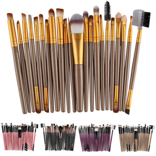 SET OF 22 piece COFFIE COLOUR MAKE-UP  BRUSH KIT   - PROFESSIONAL TOOLS FOR YOUR MAKE-UP RAGIME