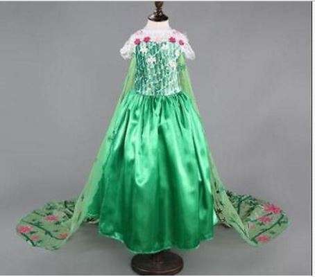 FROZEN PRINCESS ELSA MOVIE DRESS - BEAUTIFULLY MADE REPLICA ELSA'S DRESS 6 -7 YRS