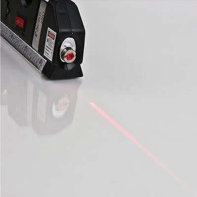 GIFT FOR THE HANDYMAN!!! RED LASER HORIZONTAL AND VERTICAL MEASURE AND LEVEL