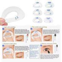 SET OF 6 EYESHADOW SHAPING STENCILS - FOR A PROFESSIONAL FINISH  - LINK TO TUTORIAL INSIDE PLS READ