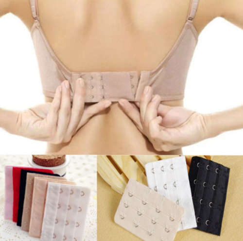 AWESOME 3 PCS SET LINGERIE ADJUSTABLE BRA EXTENDER  - FANTASTIC WHEN YOU NEED A LITTLE EXTRA COMFORT