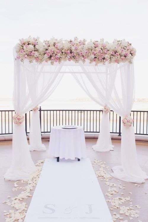 4.5M X 50CM WHITE DRAPING FOR WEDDING/BABY SHOWER OR ANY SPECIAL OCCASION