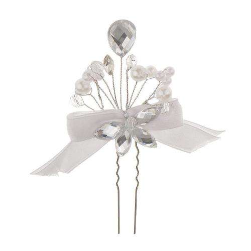 AMAZINGLY BEAUTIFUL BRIDAL SET OF 2 U HAIRPINS FOR AN ELEGANT HAIR ACCESSORY