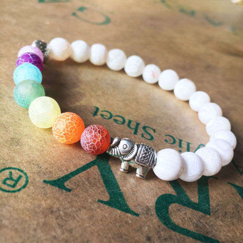 7 GENUINE NATURAL GEMSTONES -  CHAKRA REIKI HEALING BRACELET - UNISEX - 1 OTHER LISTING