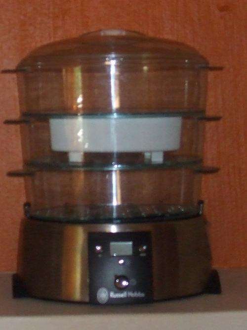 Russel Hobbs Satin Quartz -  3 tier steamer - as new