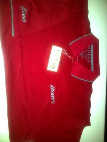 Men's Guess Golfer Red -  Large