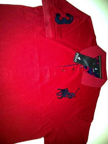 Men's Polo Golfer  - Large- Red