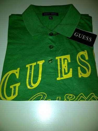 Ladies Guess Top XL - Green/Yellow
