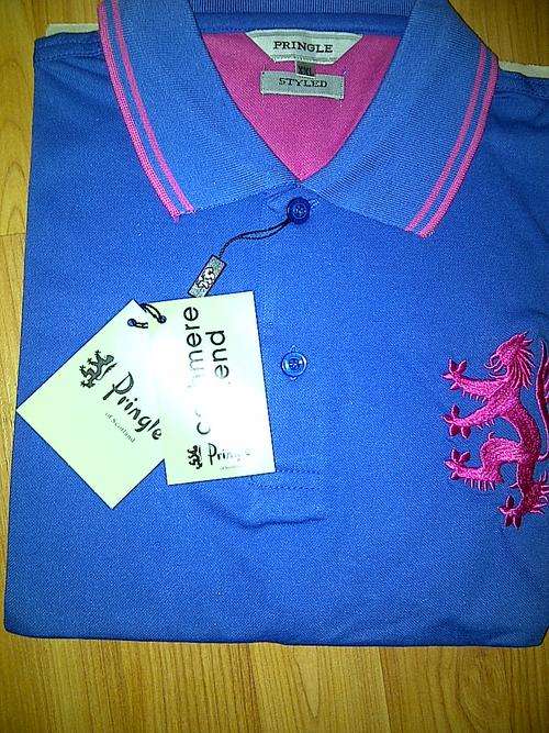 Men's Pringle - Cashmere Blend Golfer Medium