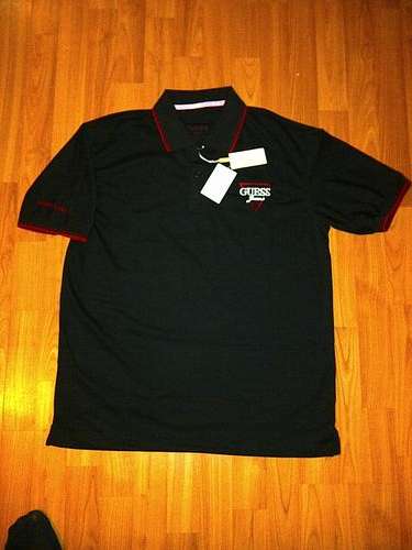 Men's Guess Golfer Black XLarge