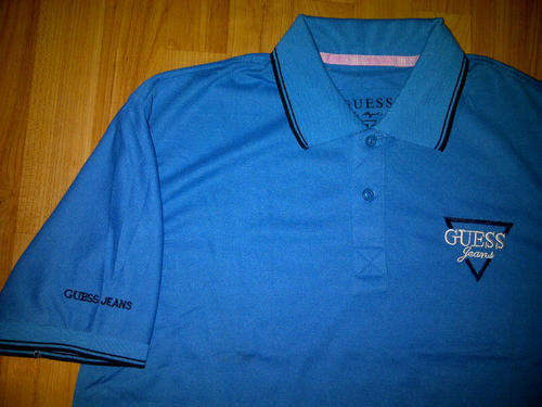 Men's Guess Golfer BLUE X-Large