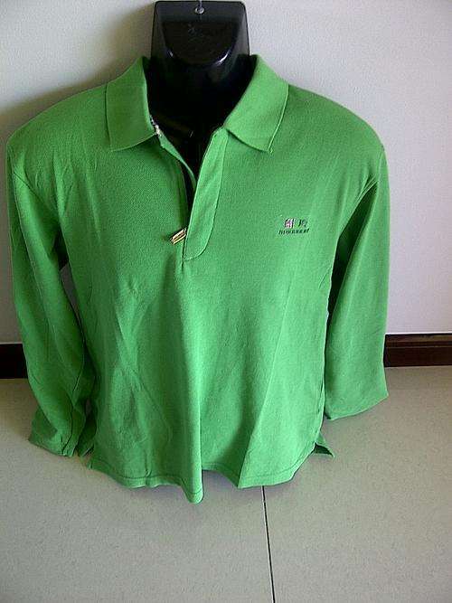 Men's Burberry Golfers Long sleeve - GREEN (Large)
