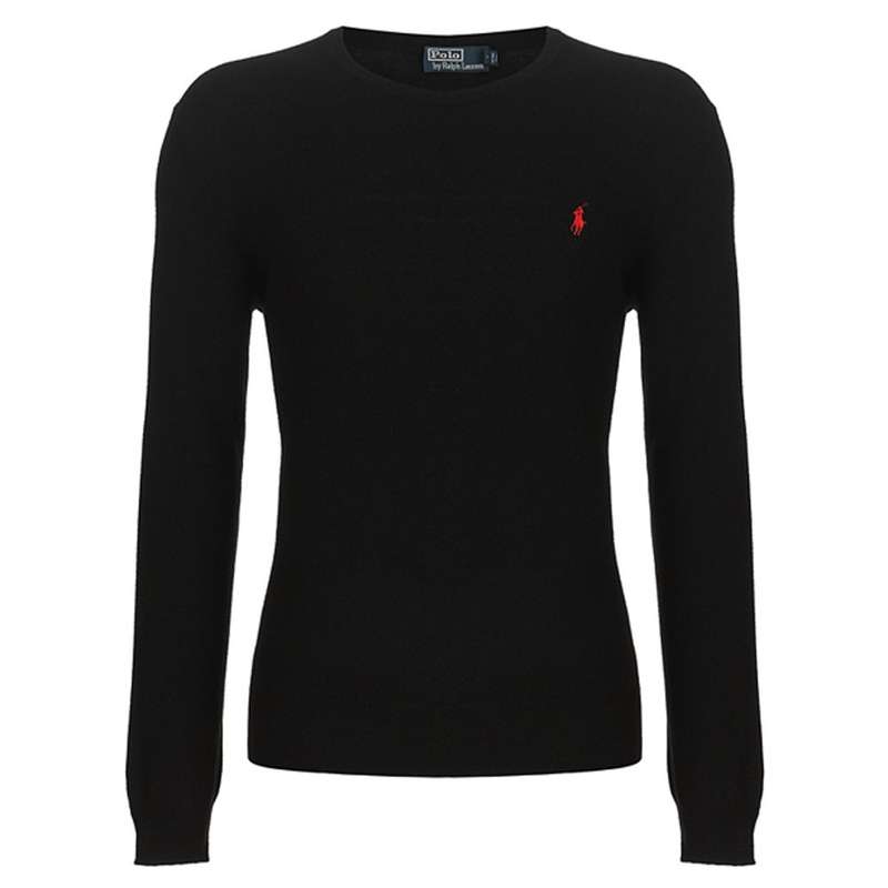 Men's POLO Jersey (Black) SMALL - Round Neck