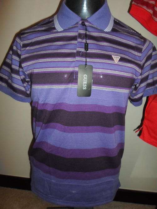 NEW SPRING ARRIVAL! Men's Guess Golfer Purple (Medium)