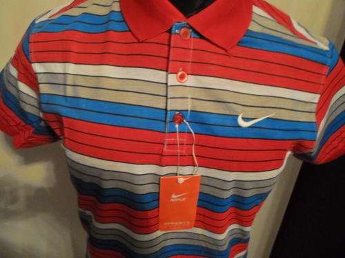 NEW ARRIVAL! Men's NIKE Golfer Red Stripe (LARGE)