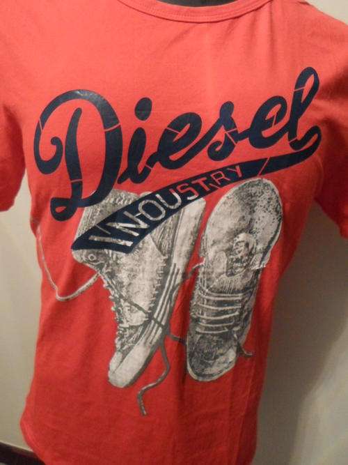Men's Diesel INDUSTRY T-Shirt - RED - MEDIUM