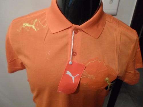 Men's PUMA Golfer Orange & Yellow (XL)