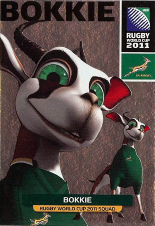 2011 Rugby World Cup - Bokkie Foil Card No 56 New