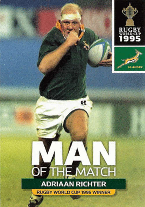 2011 Rugby World Cup - Adriaan Richter Man of the Match No 167 New