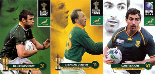 2011 Rugby World Cup - Complete your collection - All Base Cards 95 - 2007 - 2011 available - New